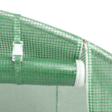 Greenhouse with Steel Frame Green 24 m? 6x4x2.85 m