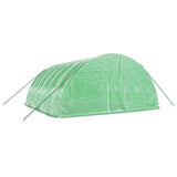 Greenhouse with Steel Frame Green 36 m? 6x6x2.85 m