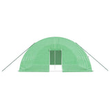 Greenhouse with Steel Frame Green 36 m? 6x6x2.85 m