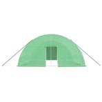 Greenhouse with Steel Frame Green 36 m? 6x6x2.85 m