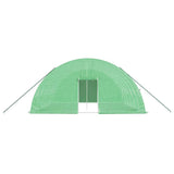 Greenhouse with Steel Frame Green 36 m² 6x6x2.85 m - Top-Down View