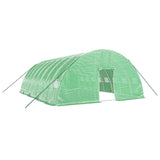 Greenhouse with Steel Frame Green 48 m² 8x6x2.85 m - Front View