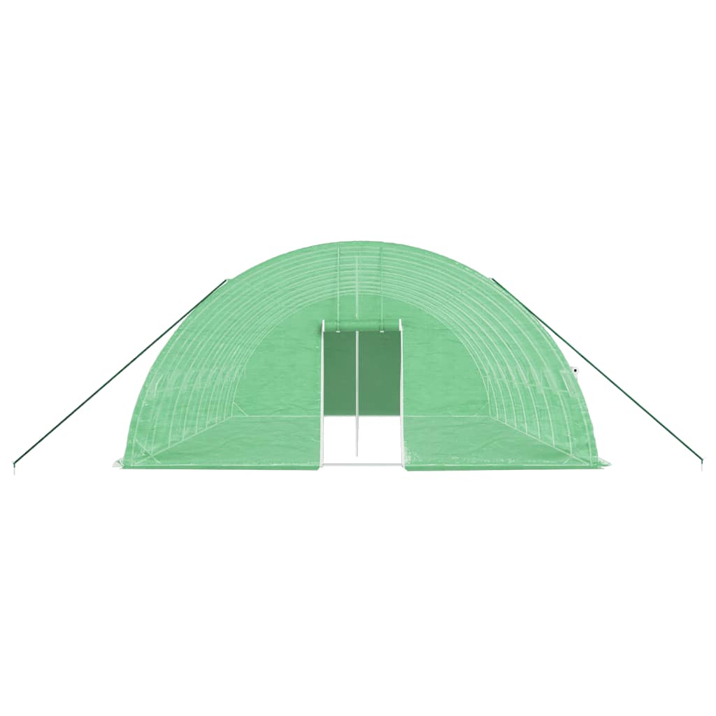 Greenhouse with Steel Frame Green 48 m? 8x6x2.85 m