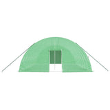 Greenhouse with Steel Frame Green 48 m² 8x6x2.85 m - Top-Down View