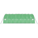 Greenhouse with Steel Frame Green 48 m? 8x6x2.85 m