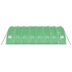 Greenhouse with Steel Frame Green 48 m? 8x6x2.85 m