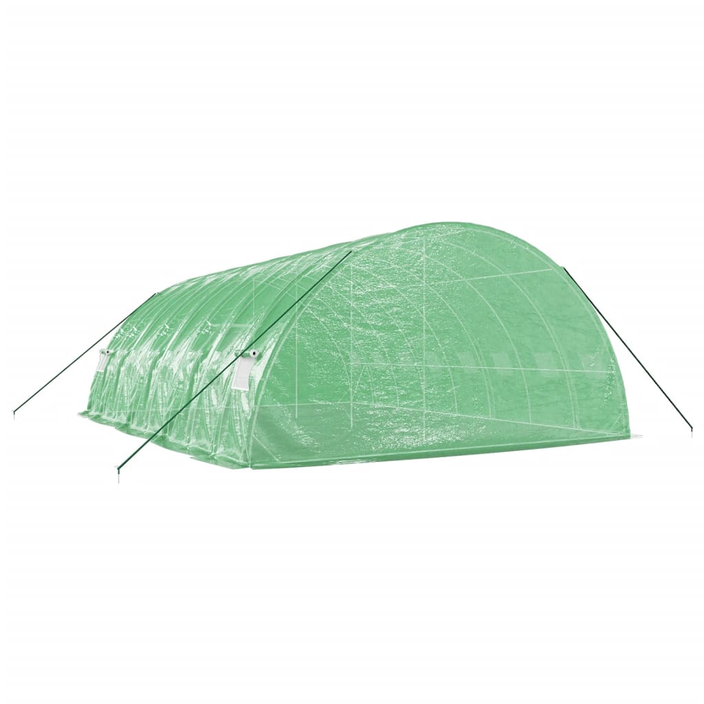 Greenhouse with Steel Frame Green 48 m? 8x6x2.85 m