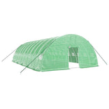 Greenhouse with Steel Frame Green 60 m² 10x6x2.85 m - Front View