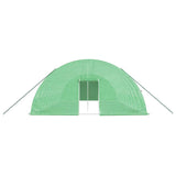 Greenhouse with Steel Frame Green 60 m² 10x6x2.85 m - Top-Down View