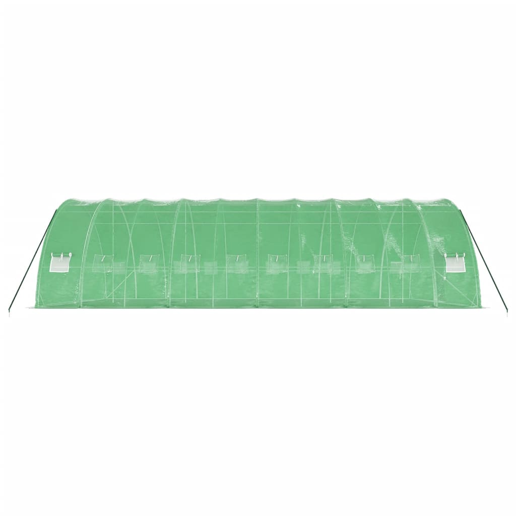 Greenhouse with Steel Frame Green 60 m? 10x6x2.85 m