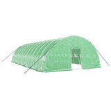 Greenhouse with Steel Frame Green 72 m² 12x6x2.85 m - Front View