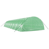 Greenhouse with Steel Frame Green 108 m² 18x6x2.85 m - Rear View