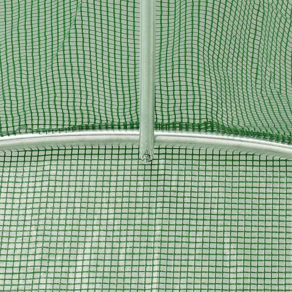 Greenhouse with Steel Frame Green 120 m² 20x6x2.85 m