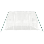Greenhouse with Steel Frame White 24 m? 6x4x2.85 m