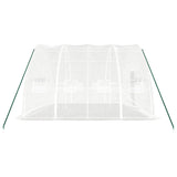Greenhouse with Steel Frame White 24 m² 6x4x2.85 m - 45-Degree Angle