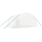 Greenhouse with Steel Frame White 24 m? 6x4x2.85 m