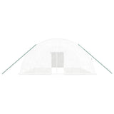 Greenhouse with Steel Frame White 36 m? 6x6x2.85 m
