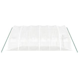 Greenhouse with Steel Frame White 36 m² 6x6x2.85 m - 45-Degree Angle