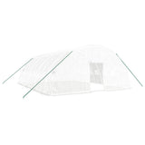 Greenhouse with Steel Frame White 48 m? 8x6x2.85 m