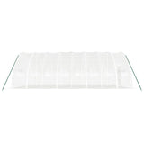 Greenhouse with Steel Frame White 48 m? 8x6x2.85 m