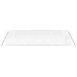 Greenhouse with Steel Frame White 60 m? 10x6x2.85 m
