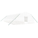 Greenhouse with Steel Frame White 72 m? 12x6x2.85 m