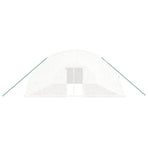 Greenhouse with Steel Frame White 72 m? 12x6x2.85 m