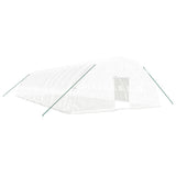 Greenhouse with Steel Frame White 84 m? 14x6x2.85 m