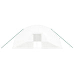 Greenhouse with Steel Frame White 84 m? 14x6x2.85 m