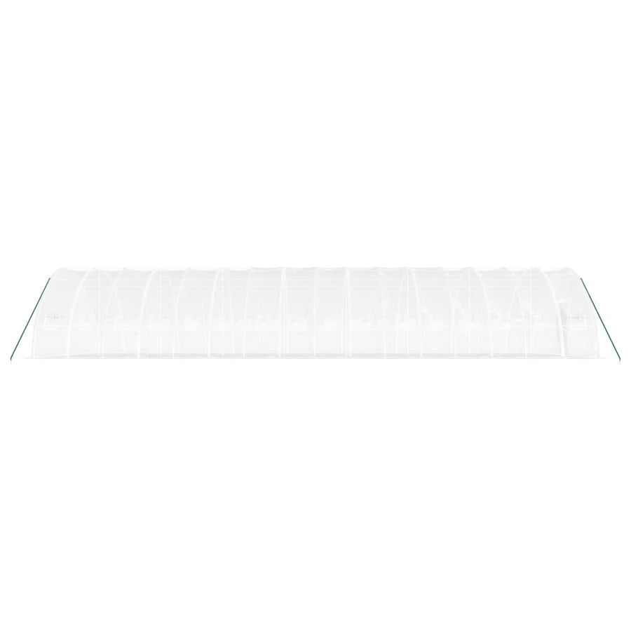 Greenhouse with Steel Frame White 96 m? 16x6x2.85 m
