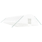 Greenhouse with Steel Frame White 108 m? 18x6x2.85 m