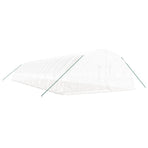 Greenhouse with Steel Frame White 108 m? 18x6x2.85 m