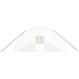 Greenhouse with Steel Frame White 108 m? 18x6x2.85 m