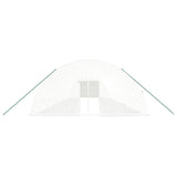 Greenhouse with Steel Frame White 108 m² 18x6x2.85 m - Top-Down View