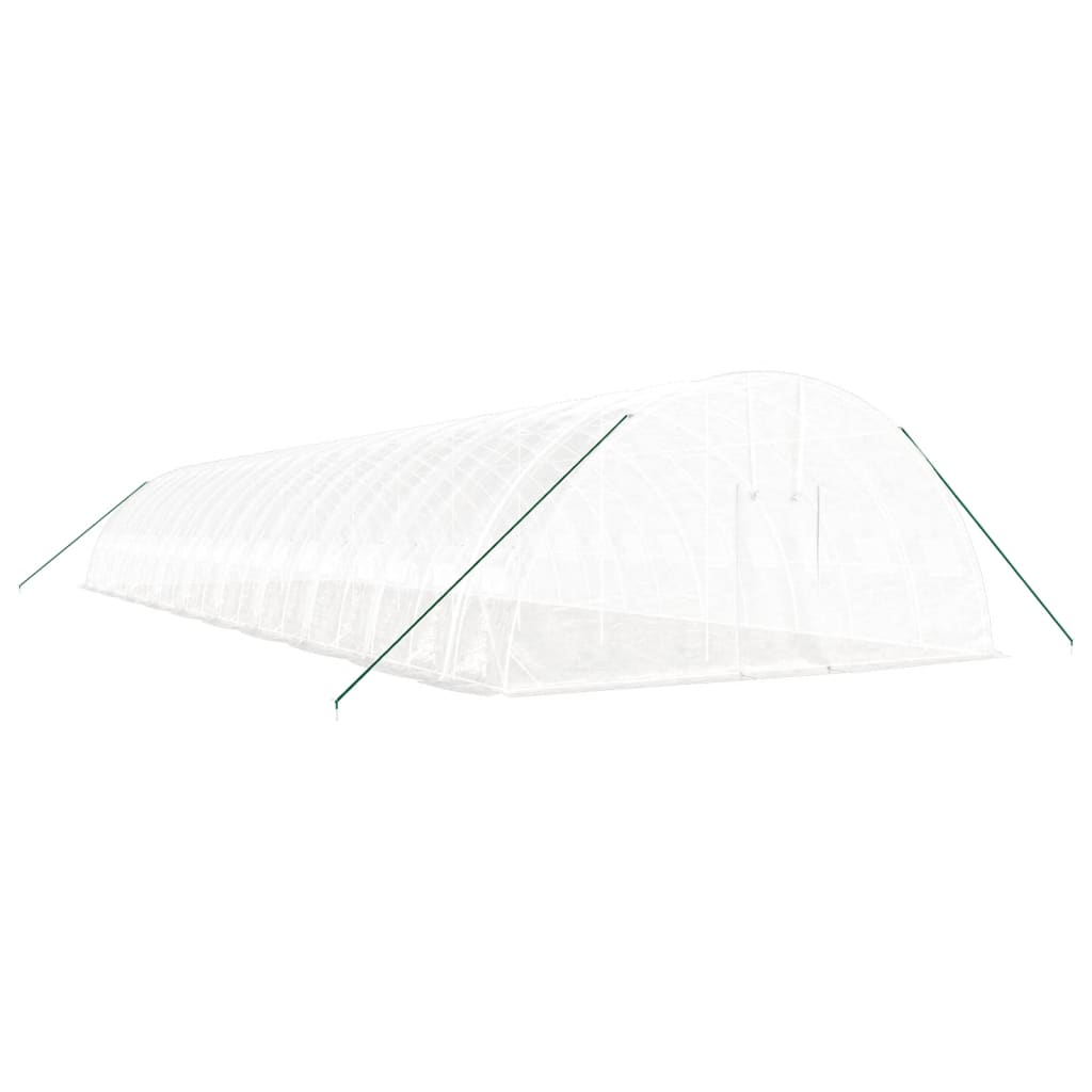 Greenhouse with Steel Frame White 120 m? 20x6x2.85 m