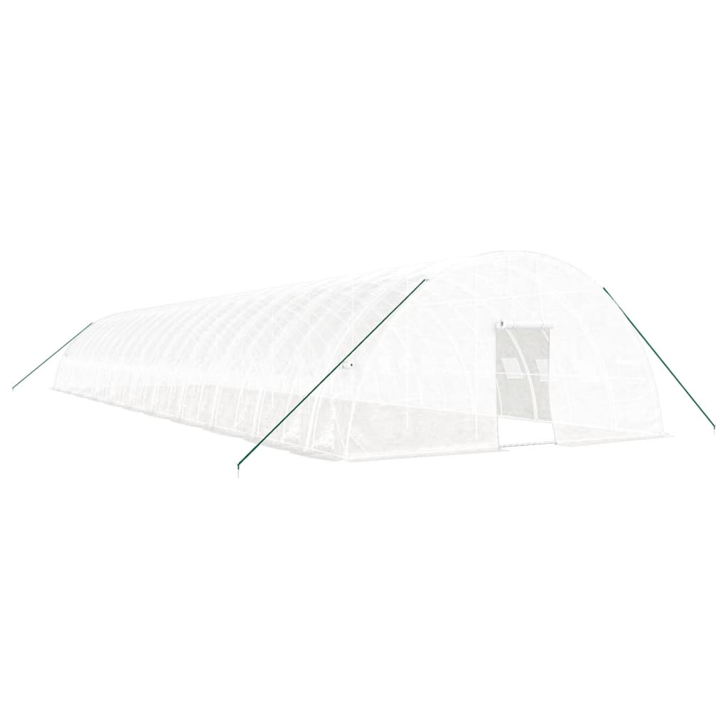 Greenhouse with Steel Frame White 132 m? 22x6x2.85 m