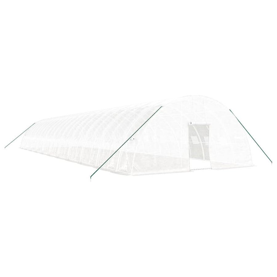 Greenhouse with Steel Frame White 132 m? 22x6x2.85 m