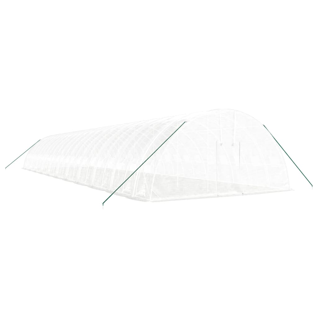 Greenhouse with Steel Frame White 132 m? 22x6x2.85 m