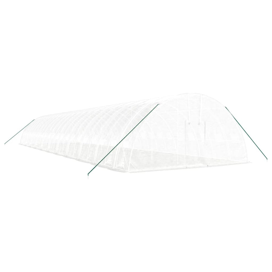 Greenhouse with Steel Frame White 132 m? 22x6x2.85 m