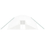 Greenhouse with Steel Frame White 132 m² 22x6x2.85 m - Top-Down View