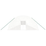Greenhouse with Steel Frame White 144 m² 24x6x2.85 m - Top-Down View