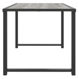 Garden Table Anthracite 55x40x37 cm Steel - Top-Down View
