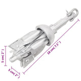 Folding Anchor Silver 0.7 kg Hot Dip Galvanized Cast Iron