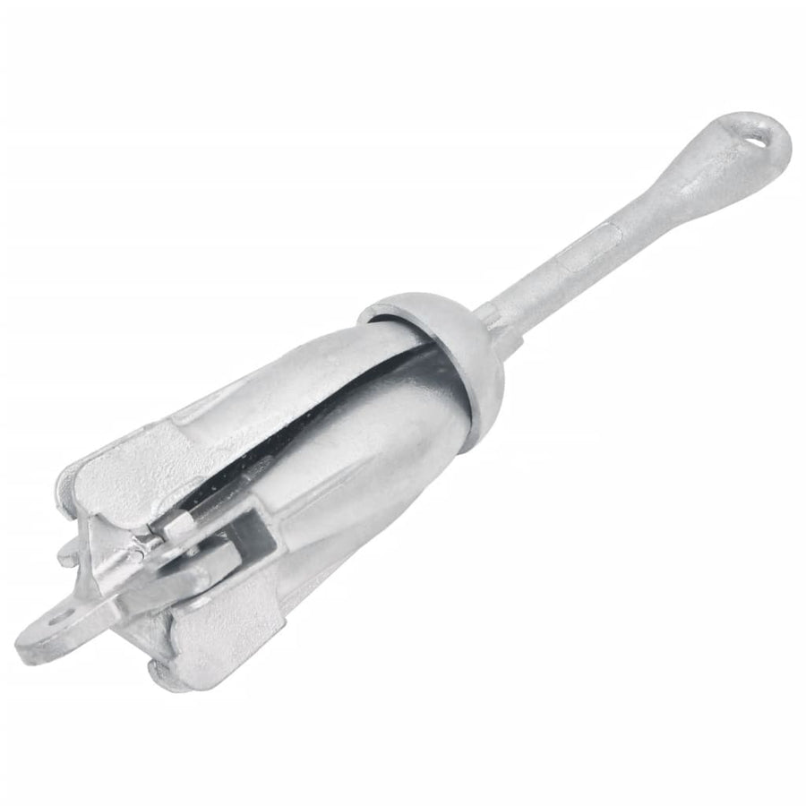 Folding Anchor with Rope Silver 4 kg
