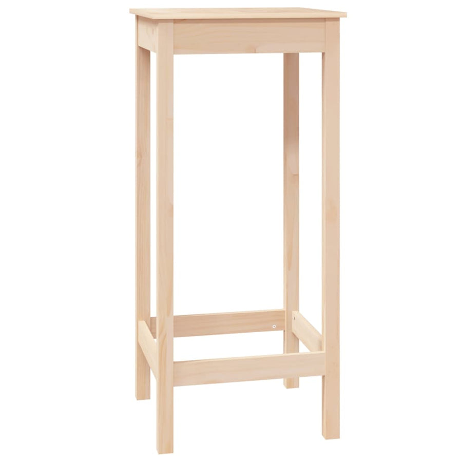 3 Piece Bar Set Solid Wood Pine