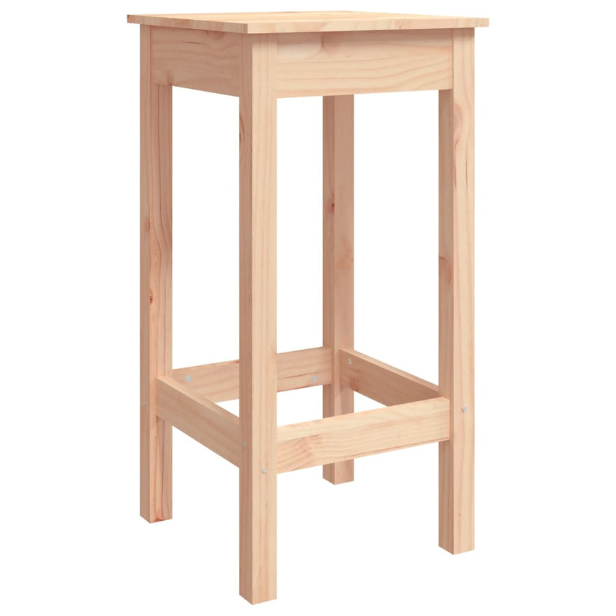 5 Piece Bar Set Solid Wood Pine