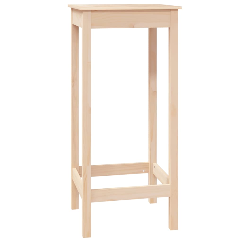 5 Piece Bar Set Solid Wood Pine