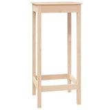 5 Piece Bar Set Solid Wood Pine - Low Angle