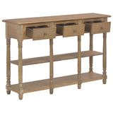 Console Table 110x30x76cm Engineered Wood