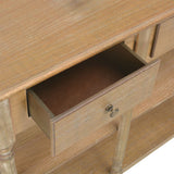 Console Table 110x30x76cm Engineered Wood - Low Angle